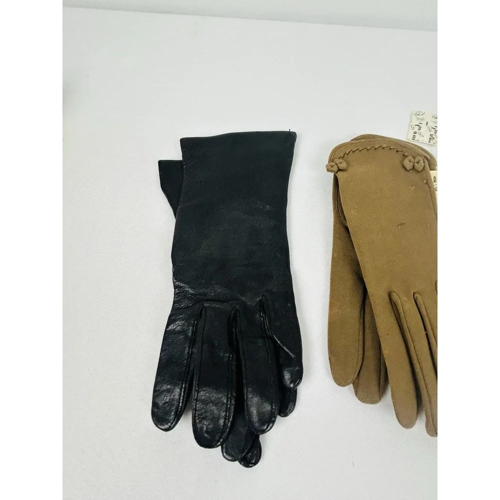 Lot of 5 Vintage Women's Gloves Grandma Dress